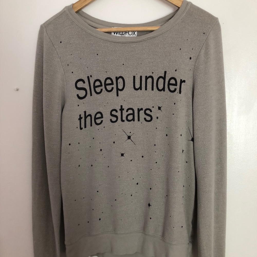 Wildfox sleep under the stars baggy beach jumper
